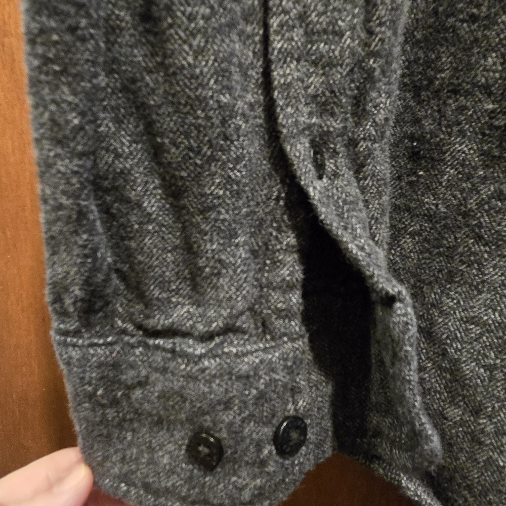 Coastal Soft Men's Gray 100% Cotton Button Down Shirt SzL - Picture 6 of 6